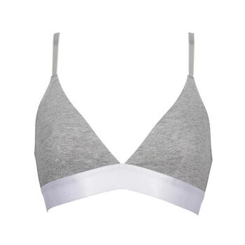 My Basic by After Eden Sporty Grey Melange Wireless Bra