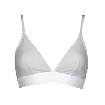 My Basic by After Eden Sporty White Wireless Bra