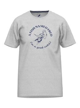 A Fish Named Fred 120001 Grey Melange Shirt