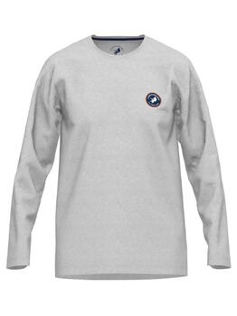A Fish Named Fred 120002 Grey Melange Pyjama Shirt