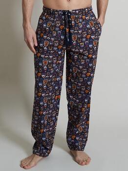 A Fish Named Fred Wintersport  Navy/Print Pyjama Pant