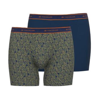 Tom Tailor Leafs Navy/Print Boxer Short