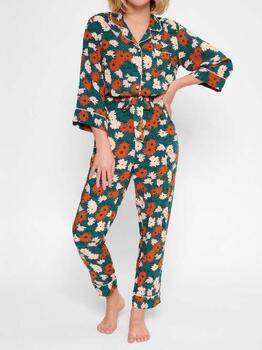 LingaDore Night Retro Green/Print 