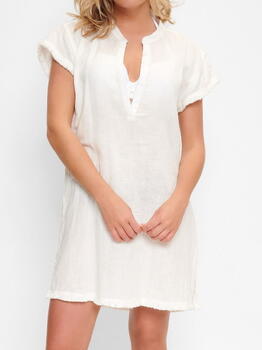LingaDore Beach Angora White  Off White Tunic