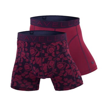 Cavello Paisley Navy/Red Sport Boxershort