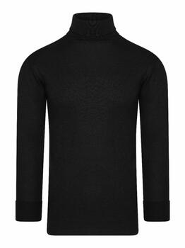 Beeren Underwear Collar Black Unisex Thermo T-Shirt