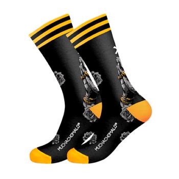 Muchachomalo Gangsta Paradise  Black/Yellow Socks