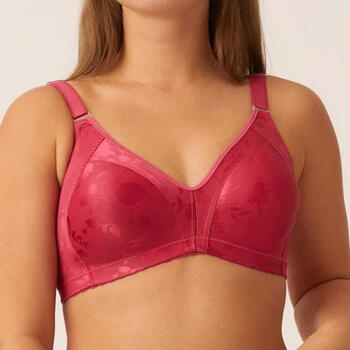 Naturana Minimizer Poppy Red Wireless Bra