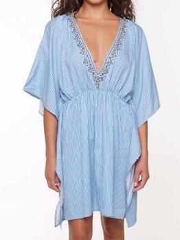 LingaDore Beach Blue Stripes Blue/White Tunic