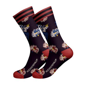 Muchachomalo Baretta Black/Red Socks