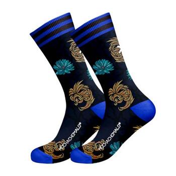 Muchachomalo Lickit Blue/Print Socks