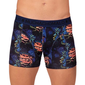 Muchachomalo Ship Blue/Print Modal Boxershort