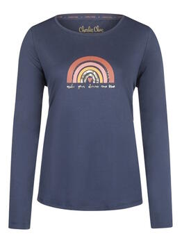 Charlie Choe Wandering Nights Navy BLue Sleep Shirt