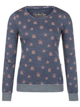 Charlie Choe Wandering Nights Navy/Print Sleep Shirt