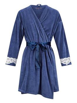 Charlie Choe Fantasy Dreams Blue Bathrobe
