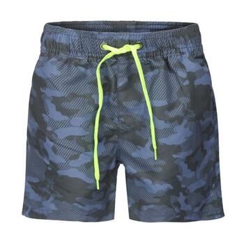  DJ DutchJeans Camouflage Blue/Print Swimshort