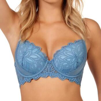 After Eden D-Cup & Up Syl Jeans Blue Padded Bra