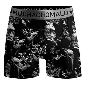 Muchachomalo Deer Black/Print Boxer Short