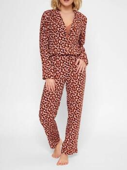 LingaDore Night Love Brown/Print Pajama