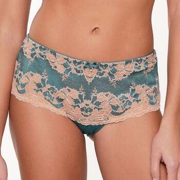 LingaDore  Turquoise & Sand Aqua/Print Short