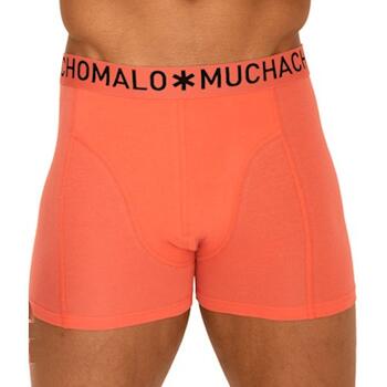 Muchachomalo Light Cotton Solid Orange Boxer Short