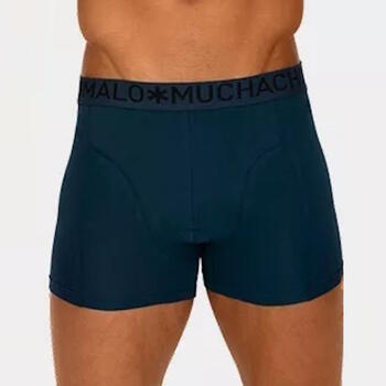 Muchachomalo Light Cotton Solid Petrol Boxer Short
