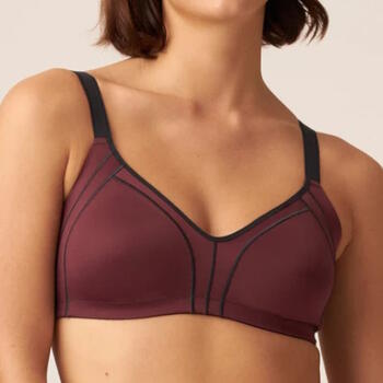 Naturana Minimizer Bordeaux Wireless Bra