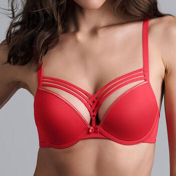 Marlies Dekkers Dame de Paris Poppy Red Push Up bra