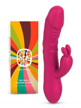 PureVibe Magic Pulsing Pink Rabbit Vibrator