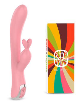 PureVibe LELA Pastel Pink Rabbit Vibrator