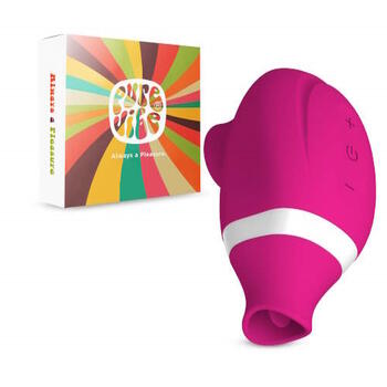 PureVibe Oral Air-Pulse Lover Pink Clitoris Vibrator