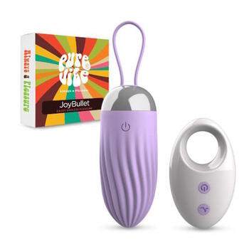 PureVibe JoyBullet Purple Vibrating Egg