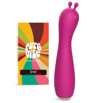 PureVibe Snail Purple Wand Vibrator