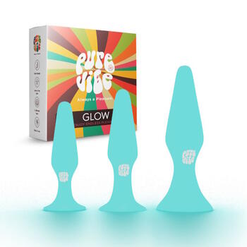 PureVibe Glow Blue Anal Toy
