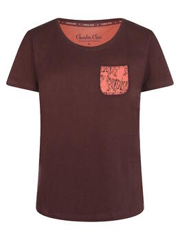 Charlie Choe Wild Hearted Brown Sleep Shirt