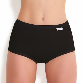 Entex Rossoporpora Black High Waist Brief