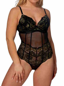 After Eden D-Cup & Up Tilde Black/Gold Body