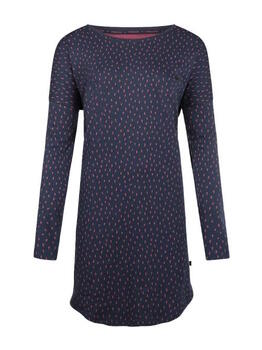 Charlie Choe Cold Days Navy/Print Nightdress