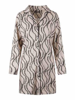 LingaDore Night Smoke White/Print Nightdress