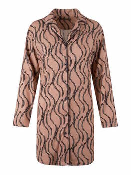 LingaDore Night Smoke Pink/Print Nightdress