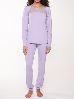 LingaDore Night Happy colour Violet Pajama