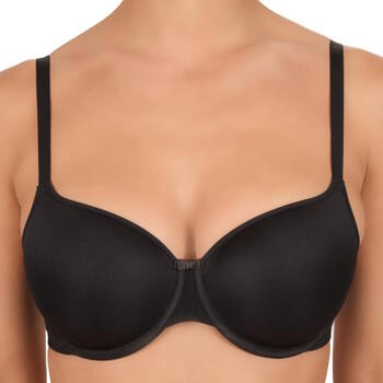 Felina Solid Memory Foam Black Padded Bra
