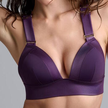 Marlies Dekkers Swimwear Cache Coeur Purple Padded Bikini Bra