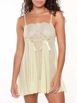 LingaDore Night Sunny Lime Sunny Lime Slipdress