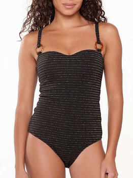 LingaDore Beach Black Diamond Black Bathingsuit