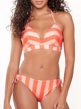 LingaDore Beach  Choose Joy Orange/Print Set