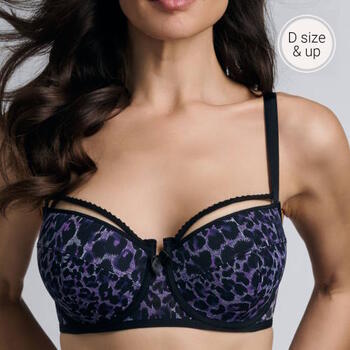 Marlies Dekkers Peekaboo Purple/Print Padded Bra