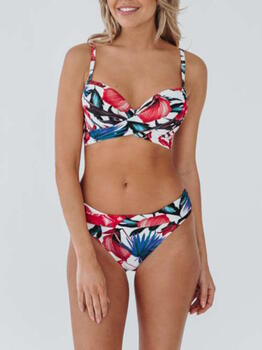 Bomain Lissabon White/Print Set