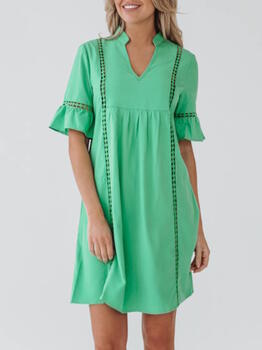 Bomain Capri Green Beach Dress