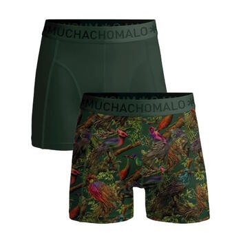 Muchachomalo BirdTree Green/Print Modal Boxershort